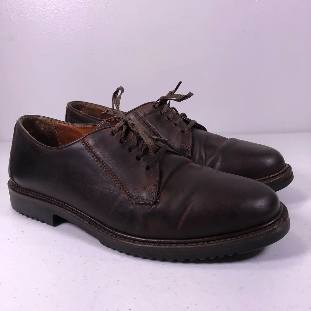 COLE Haan Leather Round Toe Oxford Dress Shoes